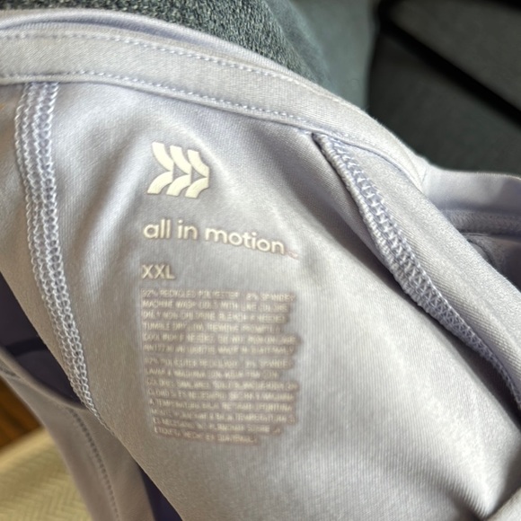 All in Motion Green and Purple Short Sleeve Tee - Picture 3 of 3